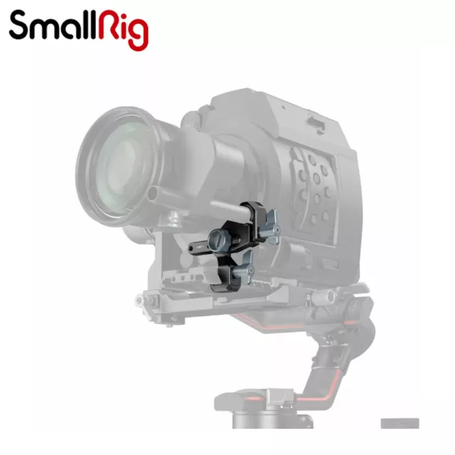 SmallRig Adjustable Focus Motor Rod Mount Component with thumbscrew for DJI RS 2