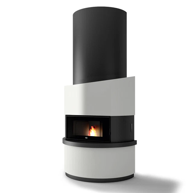 Inserto Caminetto A Pellet Eva Calor Michelangelo Bianco 12Kw