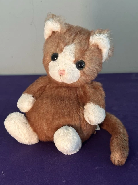 JELLYCAT POLLY MITTEN Kitten Ginger Cat Soft Toy Rare Retired