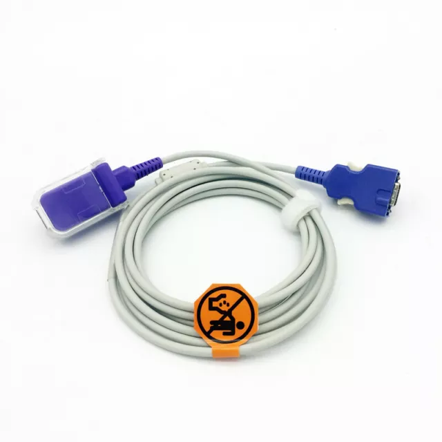 Nellcor Extension Cable Adapter Cable 2.2m 14Pin Compatible Nellcor DOC-10 1Pcs