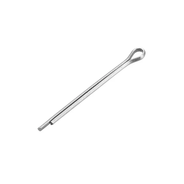 Split Cotter Pin - 1mm x 16mm 304 Stainless Steel 2-Prongs Silver Tone 30Pcs