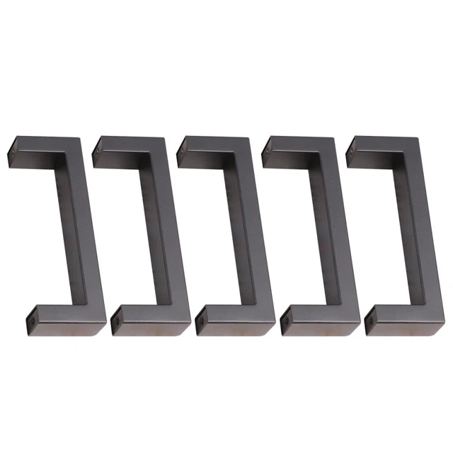 Square Brushed Stainless Steel Kitchen Cupboard Cabinet Drawer Door Handles