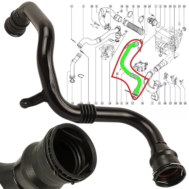 Durite De Suralimentation Neuve Pour Renault Megane CC 1.9 DCi – Réf. 8200804000
