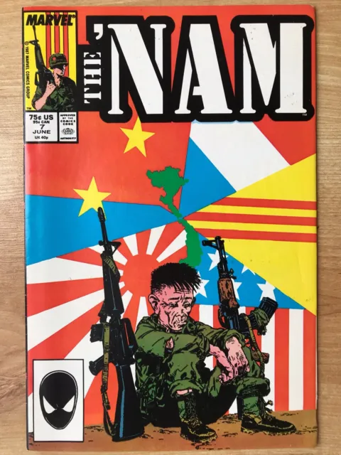 The ‘Nam Volume 1 Issue 7 June 1987 Marvel Comic Comics Nam