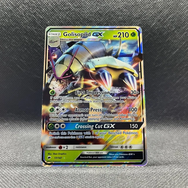Golisopod GX 17/147 | Brennende Schatten | Pokémonkarte (2)