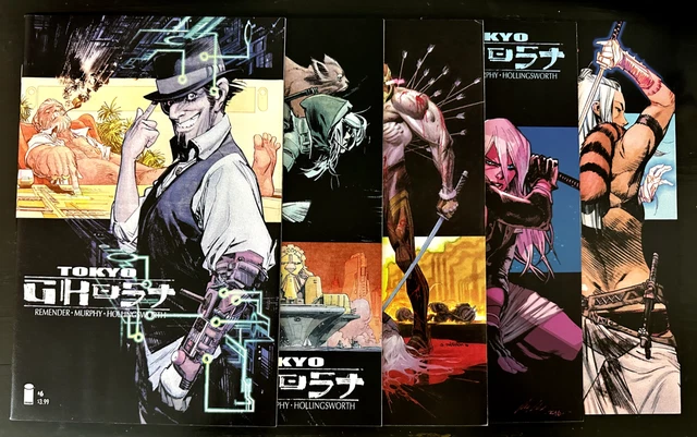 Tokyo Ghost #6 - 7 - 8 B - 9 B - 10 (Image Comics 2015) Rick Remender NM-