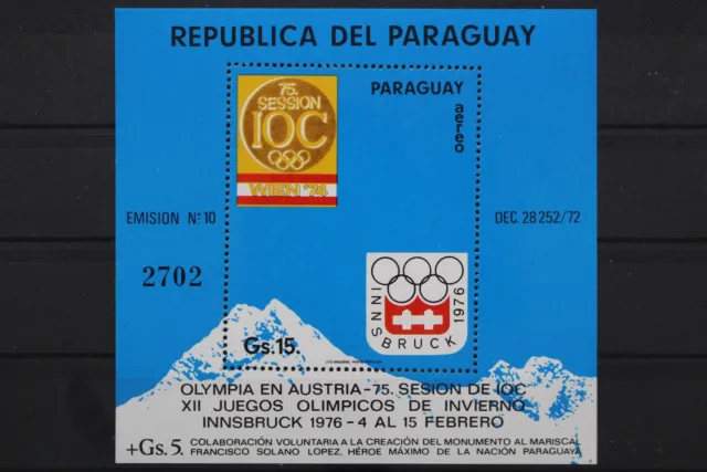 Paraguay, MiNr. Block 232, postfrisch - 654928
