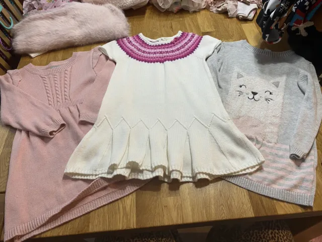 ;593 Bundle Girls 2-3years jumper dresses