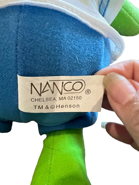 Vintage Nanco Jim Hensons Muppet Babies Kermit The Frog Plush Stuffed Animal Toy 4
