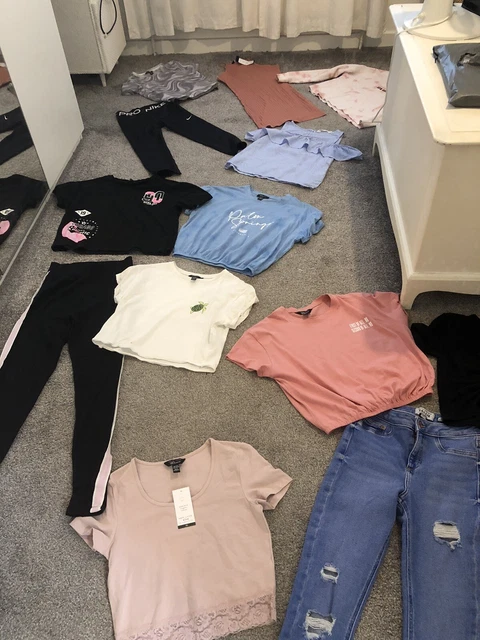 bundle girls spring clothes age 12-13 years New Look 915 H&M Nike