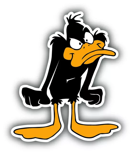 Daffy Duck Angry Looney Tunes Cartoon Decal Sticker Usa Car Truck Vehicle Window