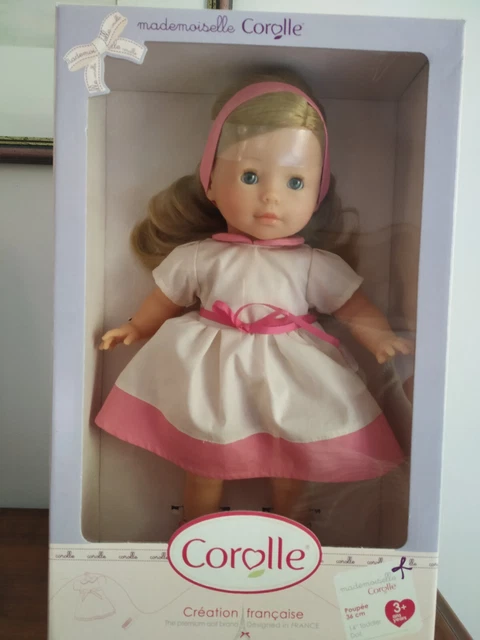 MADEMOISELLE COROLLE Vanille blonde 36 cm Poup e neuve dans sa