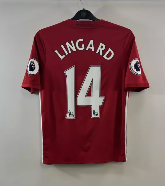 Manchester United Lingard Home Football Shirt 2016/17 Adults XS H162