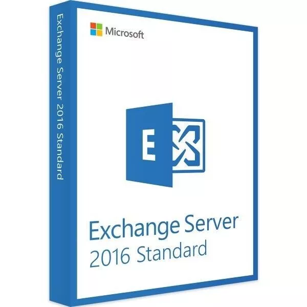 Microsoft Exchange Server 2016 estándar con 25 CAL al por menor, nuevo, multilenguaje