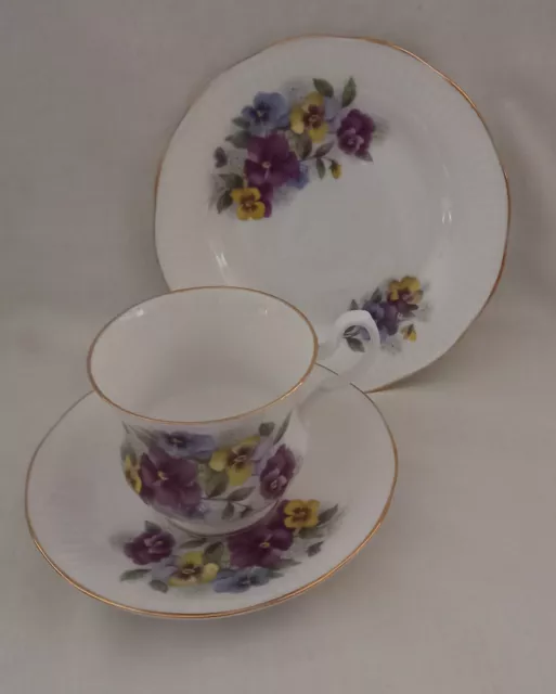 Royal Sutherland  Tea Trio Bone China Tea Cup Saucer & Side Plate