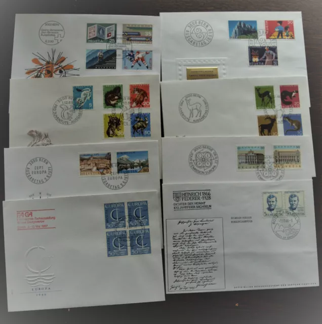 Briefmarken Schweiz FDC