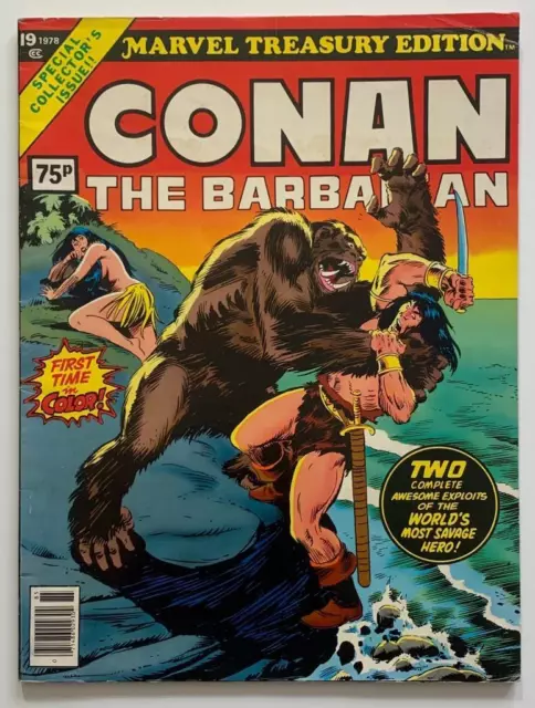 Marvel Treasury Edition #19 Conan (Marvel 1978) VG/FN Bronze Age issue.