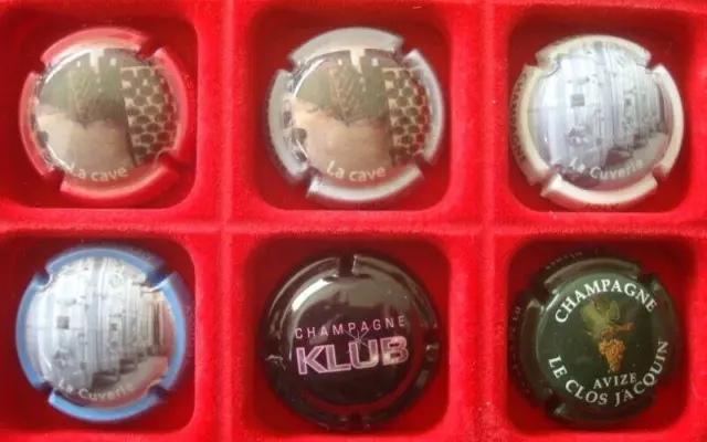 Capsules de champagne JOLY N° 29 à 30 a + KLUB + KRIER