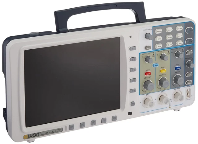 Owon Oscilloscope Software SDS1104 Digital Oscilloscope - 100MHz, 4 Channels, 1GS/s Sampling (7" LCD Display) Rigol Oscilloscope