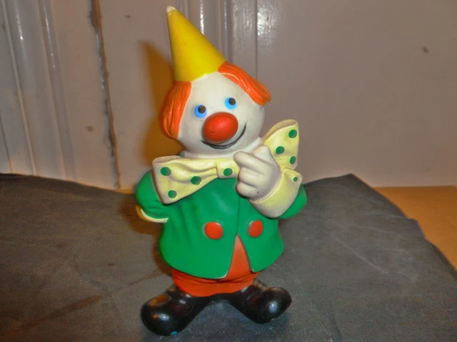 Figurine Vintage Kiri Le Clown Par Jean Image - édition 1966 - 24cm - LEDRA - état Impeccable