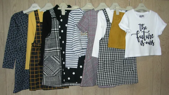 MATALAN TU H&M etc Girls Bundle Tops Trousers Skirts Dresses Dress Age 4-5 110cm