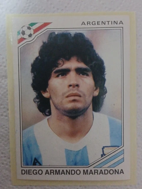 FIGURINA CALCIATORI PANINI MEXICO 86 DIEGO A. MARADONA N. 84