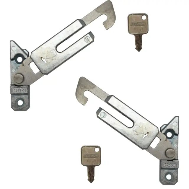 Res-Lok Concealed Window Restrictor Child Lock Key Locking