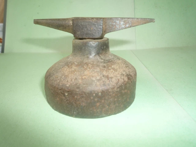 Bigorne D'enclume De Bijoutier Avec Son Socle Et Masselotte - Occasion état D'usage, 1,130 Kg