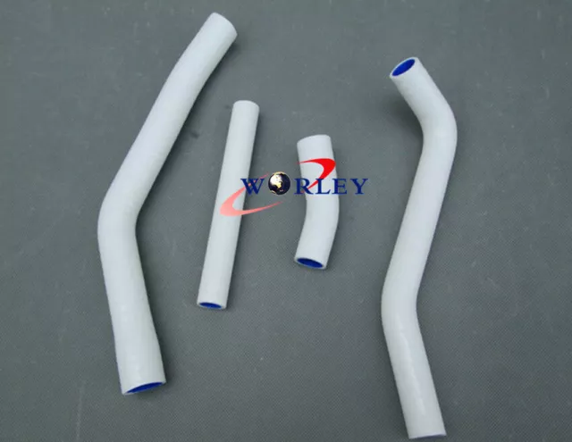 Silicone radiator hose for Yamaha YZ250F YZF250 2014 2015 2016 14 15 16 WHITE