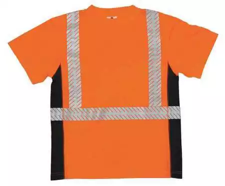 Kishigo 9115-2X T-Shirt,Black Sided,Class 2,Orange,2Xl