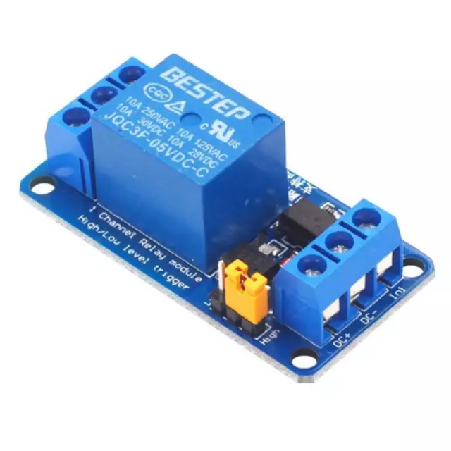 3.3V 5V 12V 24V 1 Channel Relay Module High and low Level Trigger Relay Boa F6