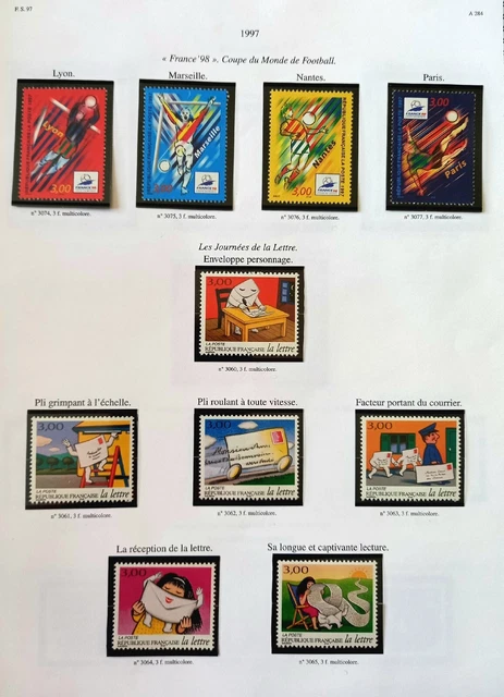 Lot De Timbres De France Neufs Sans Trace De Charnière Issu De Mon Album.
