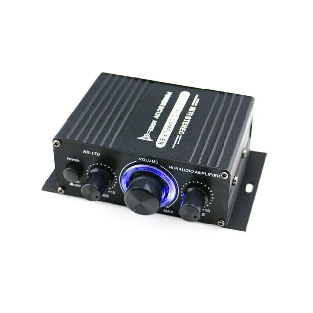 400W HI-FI AUTO Stereo 12V Car Audio Préamplis MP3 Radio Booster LED ...