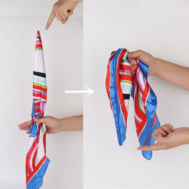 24pcs Juggling Silk Dance Magic Tricks Dancing Performance Props Chiffon Scarves