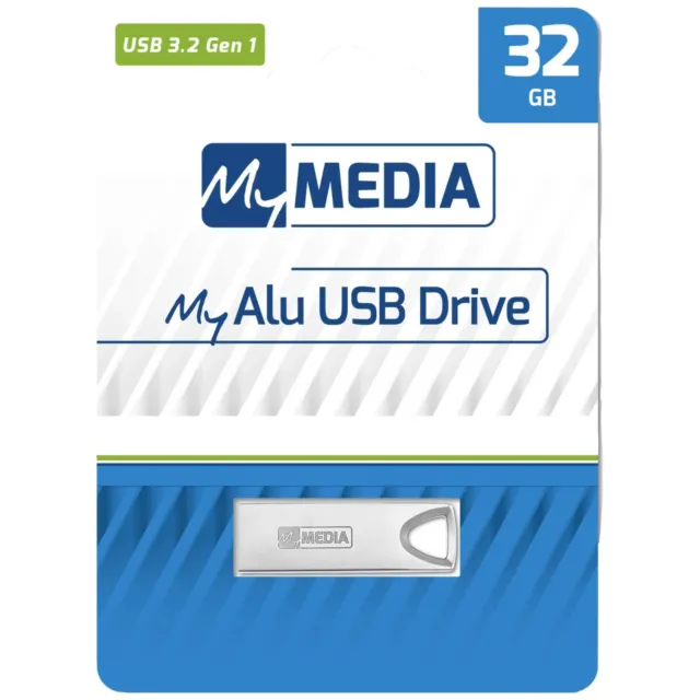 Clé USB 32 Go USB 3.2 My Media / Verbatim Clef USB Alu 32Go Flash Drive Neuf