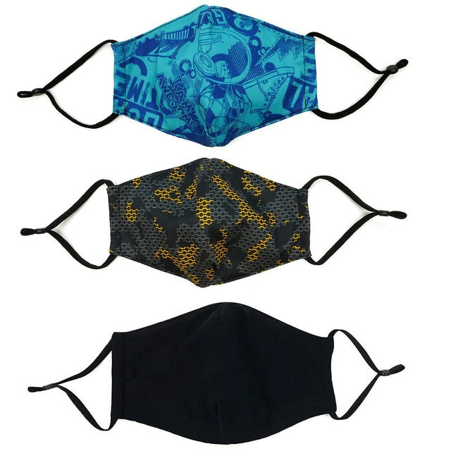 3-pack Kids' Washable Face Masks