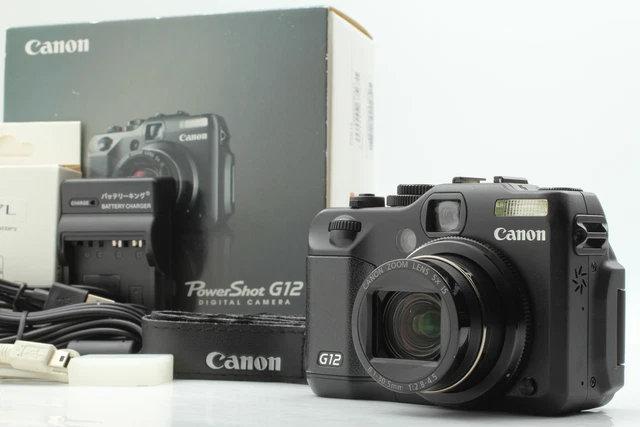 【Near MINT in Box】Canon PowerShot G12 10.0MP Compact Digital Camera From JAPAN