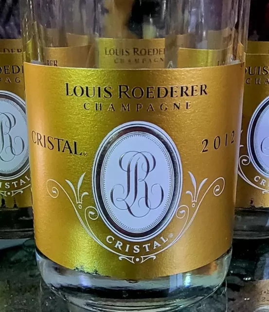 5 Empty Bottle  CRISTAL Louis Roederer Champagne750 ml Empty Bottle (5) 2