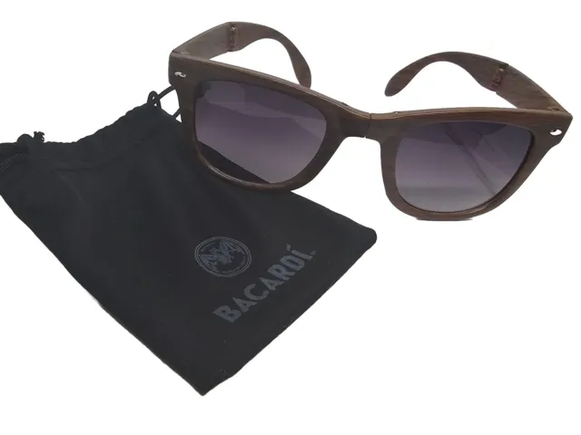 BACARDI Memorabilia Folding Sun Glasses Advertisement Swag *Free Hard  Case*