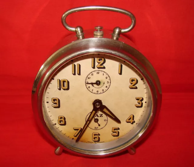 Antique Alarm Mechanical Jaz - Clock - Pendulum - Old Clock