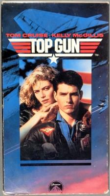 TOP GUN VHS Video Tape 1986 Tom Cruise Kelly McGillis Val Kilmer 109