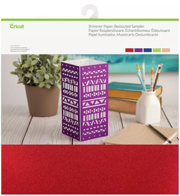 Cricut Shimmer Paper, Bedazzled Sampler New