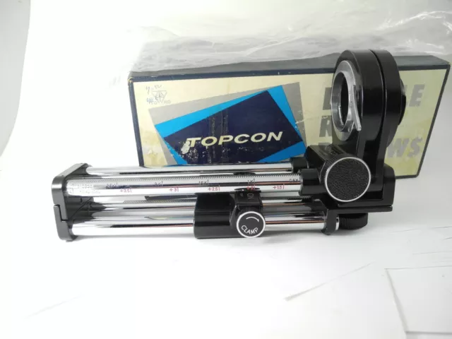 Topcon Double Rail Bellows #3 Mint In Box With Plastic Bag Unused