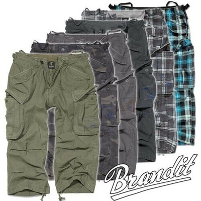 Brandit BRANDIT Pantaloni Pantaloncini Bermuda Industry 3/4 uomo cargo Olive 