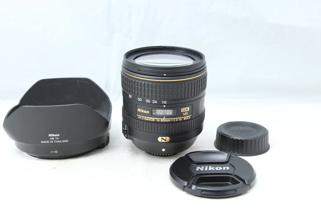 Nikon AF-S DX NIKKOR 16-80mm f/2.8-4E ED Vibration Reduction Zoom Lens with A...