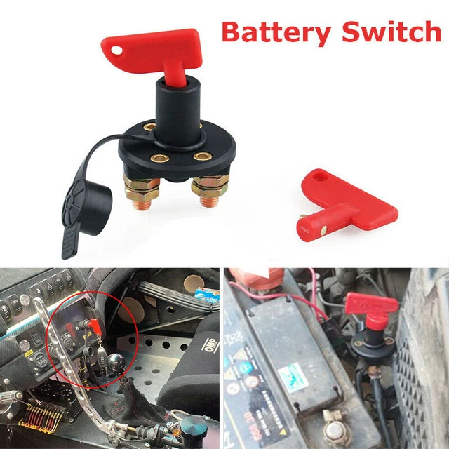BATTERY ISOLATOR DISCONNECT Cut/Shut Off Power Kill Switch for Car Boat