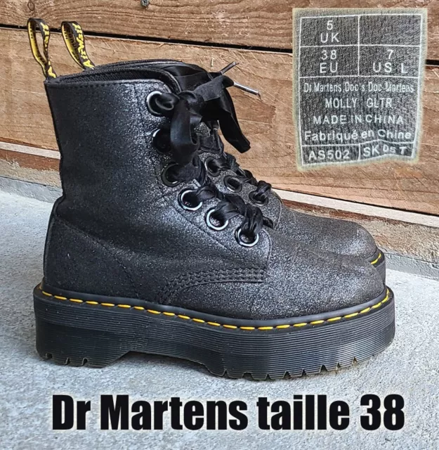 Dr martens paillettes noir online