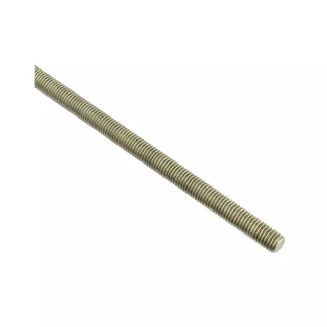 Qty 2 Allthread M6 (6mm) x 1 Metre (1000mm) Stainless G304 Threaded Rod Bar