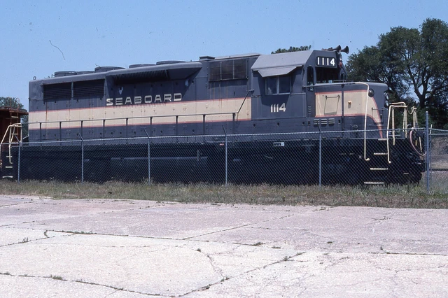 ORIGINAL 2002 RAILROAD SLIDE SAL SEABOARD AIR LINE 1114 Hamlet NORTH CAROLINA