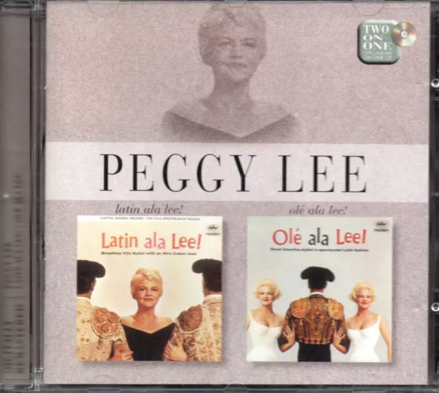 PEGGY LEE - Latin Ala Lee / Ole Ala Lee - 2 Albums On 1 CD Set
